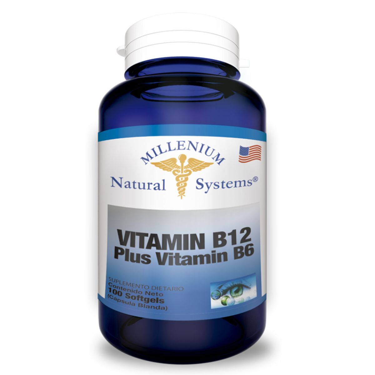 NATURAL SYSTEM - VITAMINA B12 + VITAMINA  B6 X 100 SOFTGLES