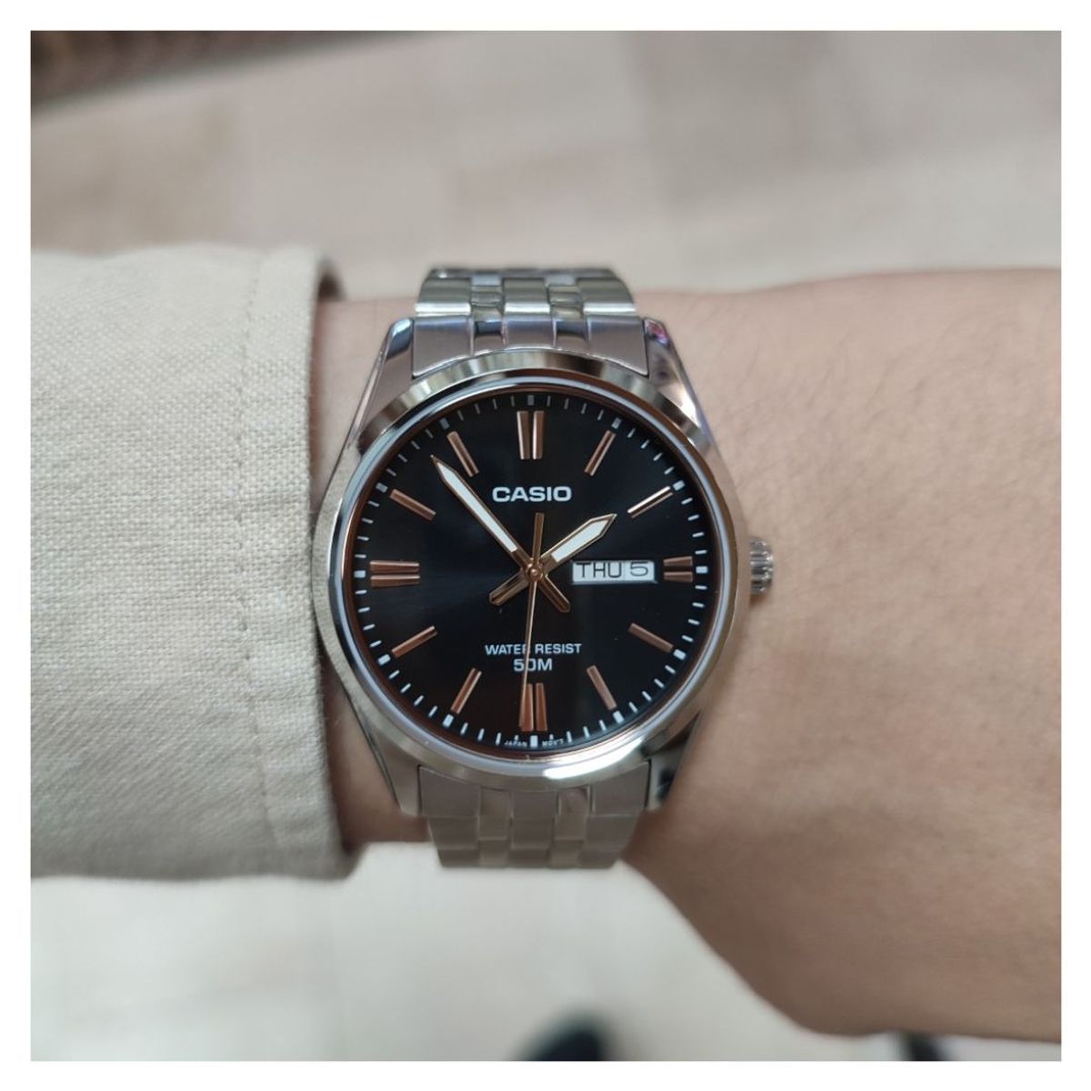 CASIO - Reloj Casio Modelo MTP-1335D-1A2 Diseño Elegante