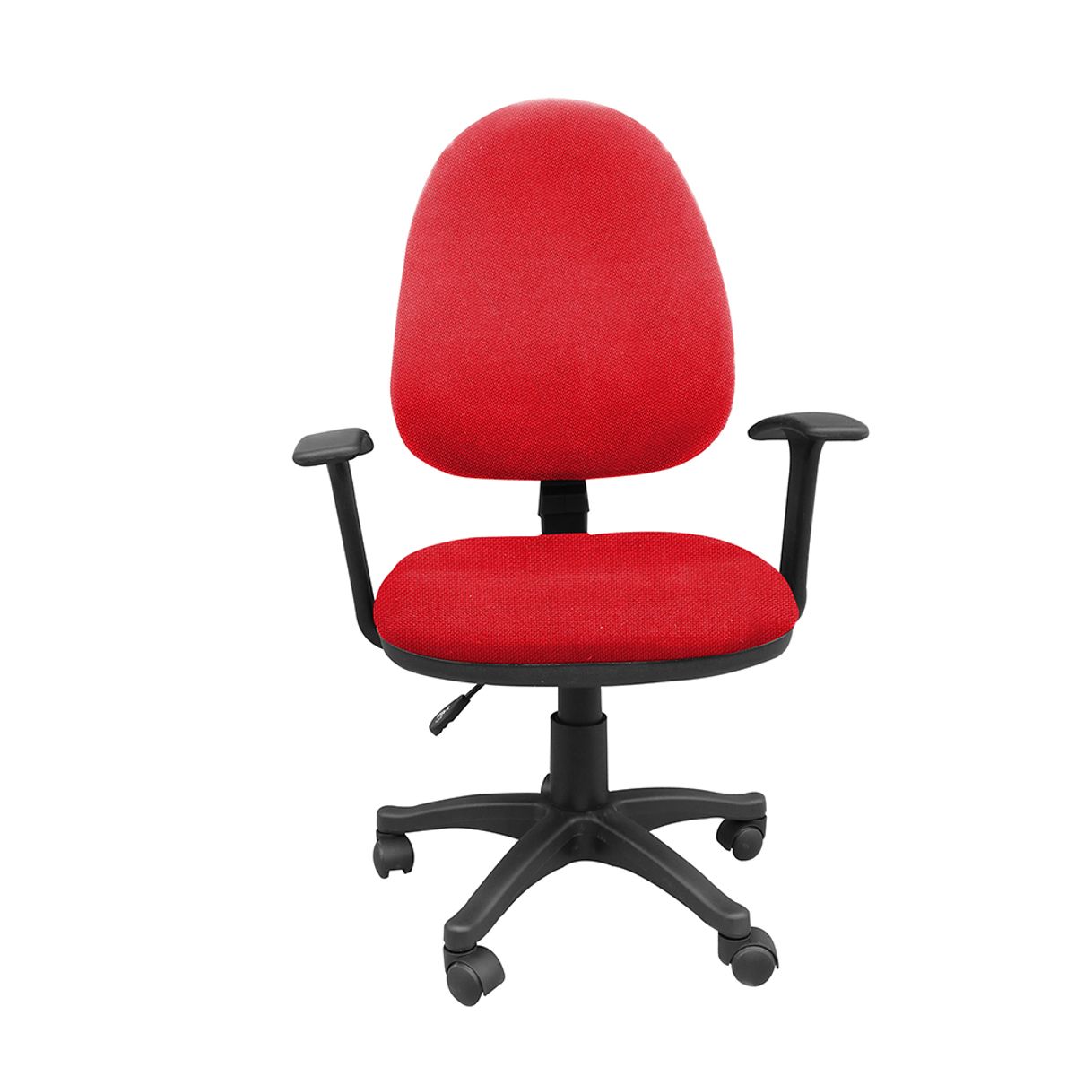 ADEQUAR - Silla Escritorio Espalda Alta en Rojo Fuego con Brazos ref SLA-2194_.