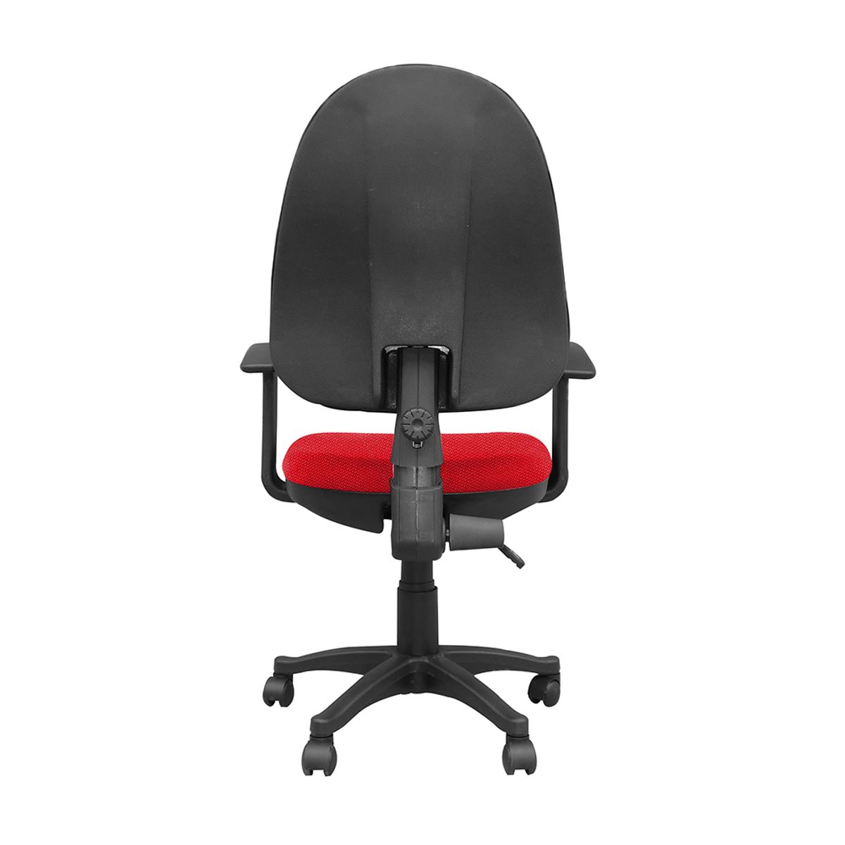 ADEQUAR - Silla Escritorio Espalda Alta en Rojo Fuego con Brazos ref SLA-2194_.