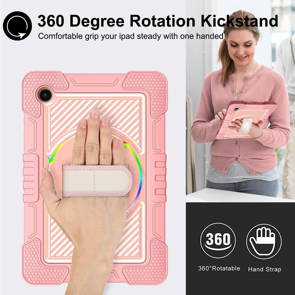 GENERICO - Funda Forro Antigolpe + Correa Para Tablet SAMSUNG A9 PLUS X210 X215