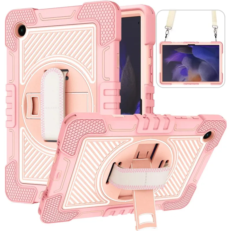 GENERICO - Funda Forro Antigolpe + Correa Para Tablet SAMSUNG A9 PLUS X210 X215
