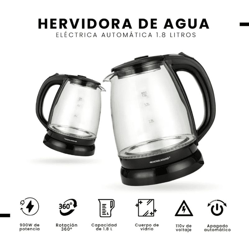 INNOVA - Jarra Eléctrica Nobelso Innovo Hogar Tetera 18l