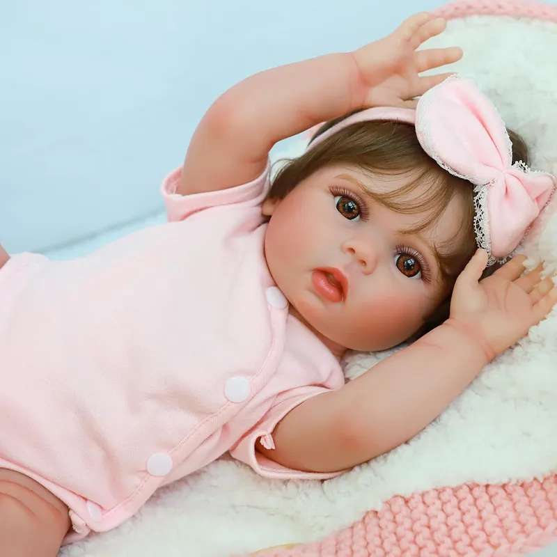 GENERAL - Muñeca Bebé Real Reborn / 45 Cm + Accesorios, Body y Moño