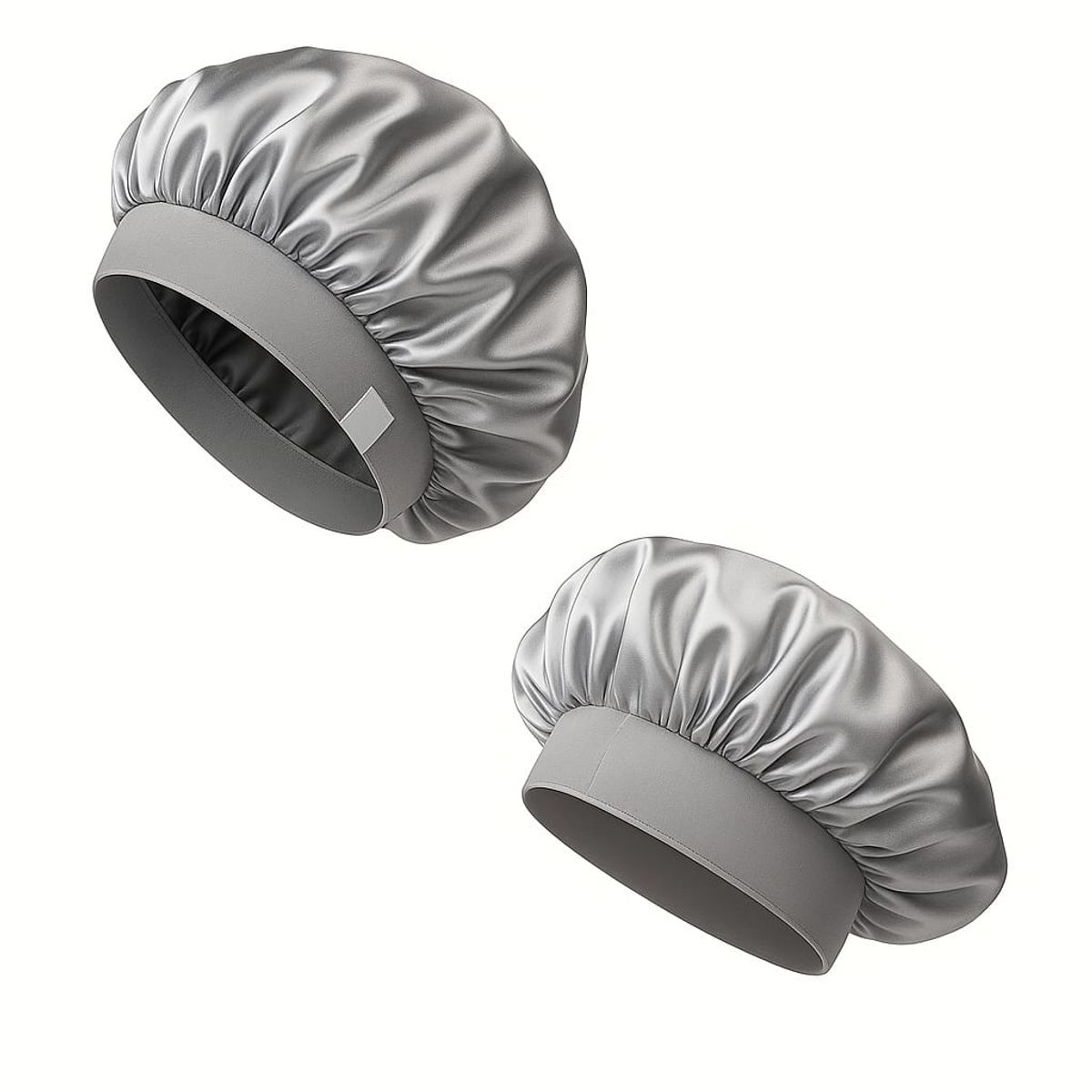 J FOLD COLECCION - Gorro de satín para dormir antifriz cuidado del cabello x2