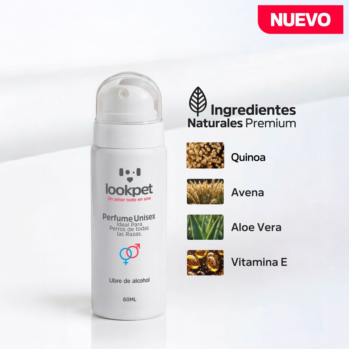 LOOKPET - Dúo Esencial Lookpet - Shampoo Todas las Razas + Perfume