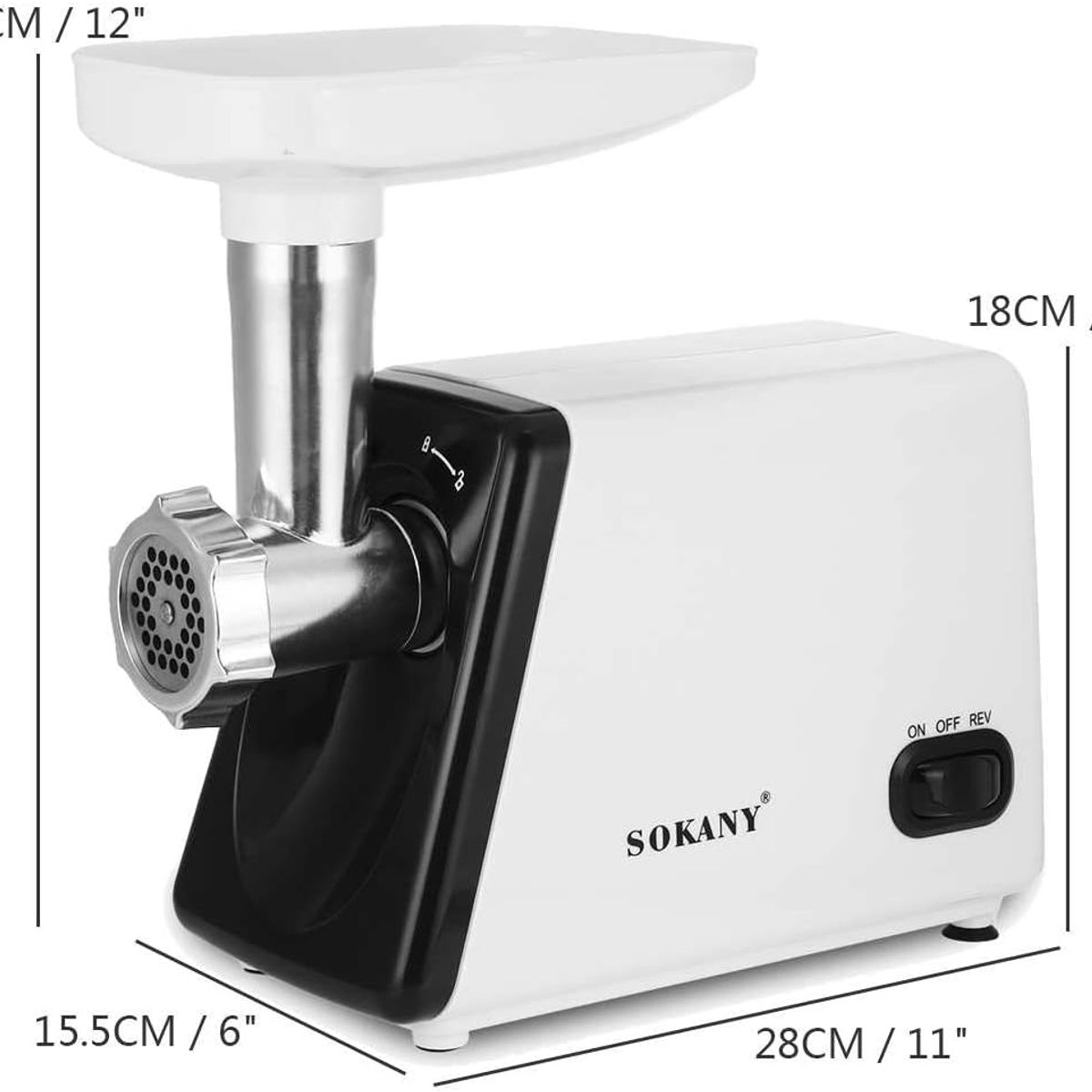 SOKANY - Picadora de carne eléctrica Sokany 220 V