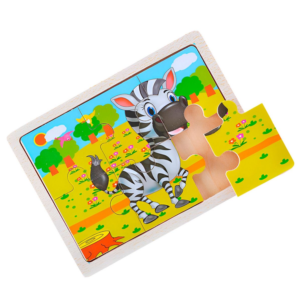 GENERICO - Rompecabeza Didactico Animal Del Safari Aprendizaje Niños