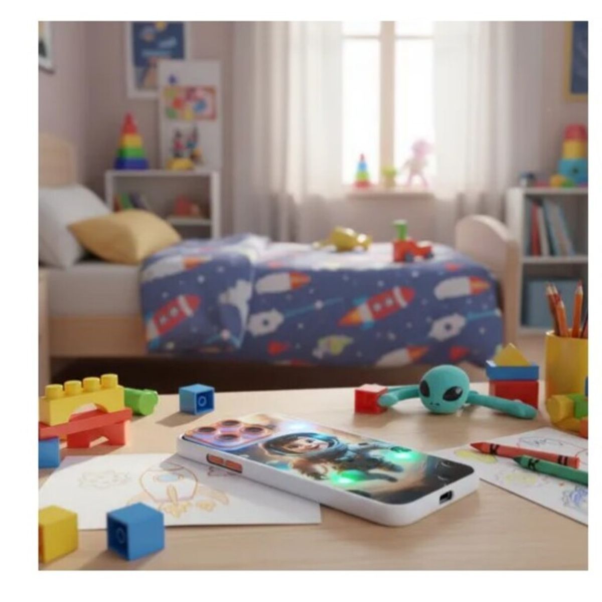 GENERICO - Celular Educativo Interactivo - Diversión Astronauta