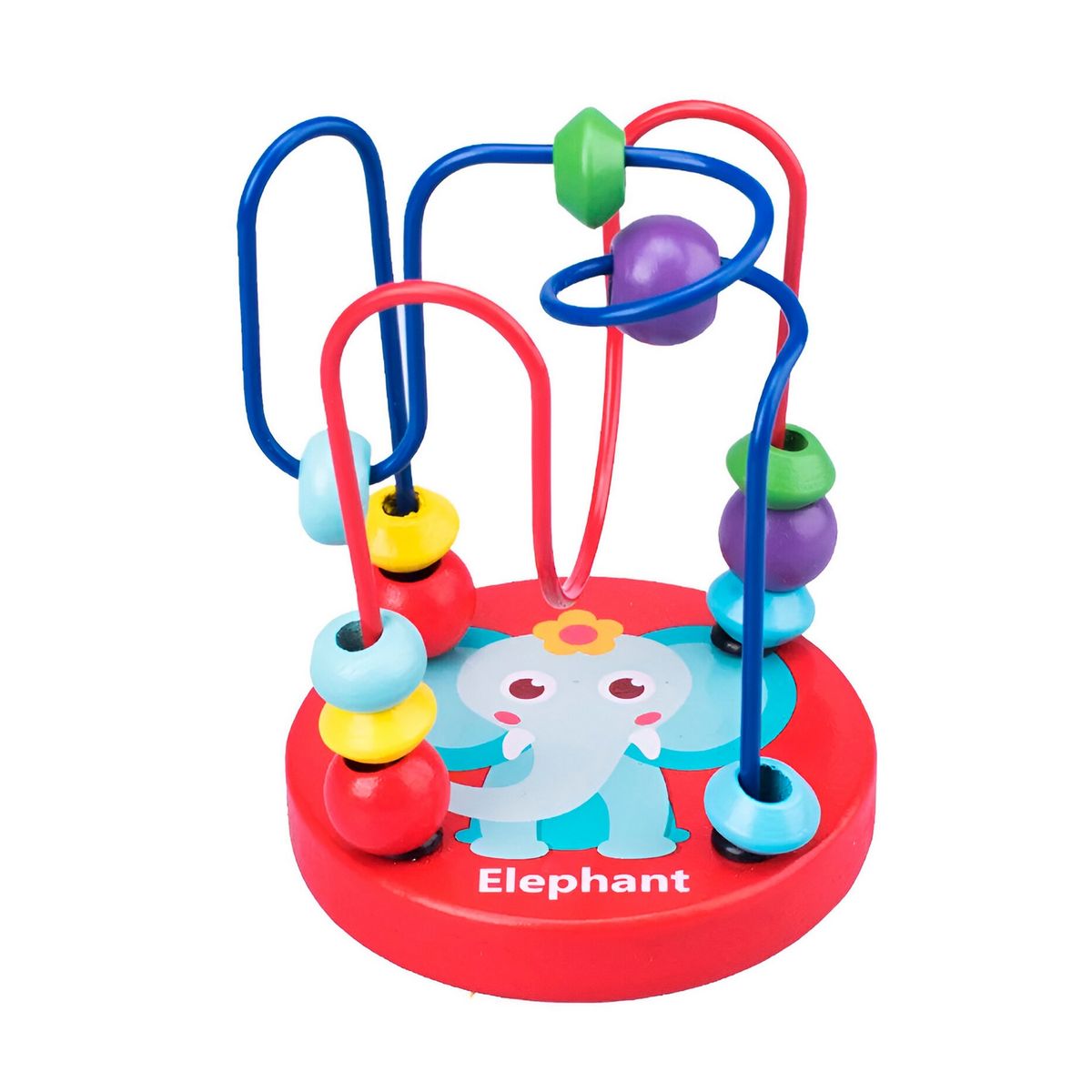 GENERICO - Juego Laberinto De Cuentas Madera Didactico Desarrollo Niños