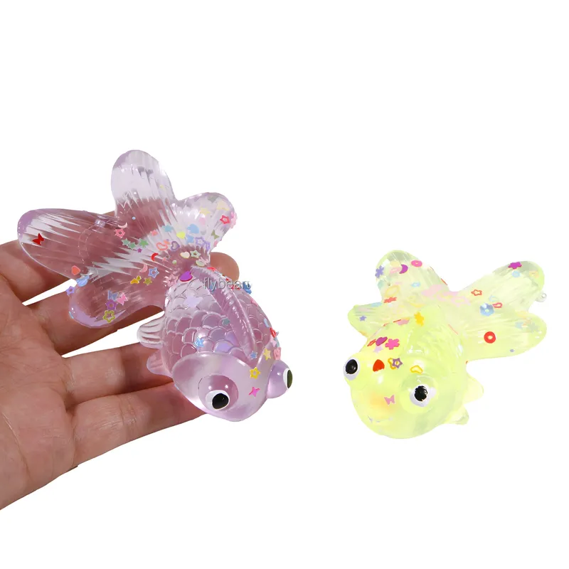 GENERICO - Squishy Juguete Anti Estrés Squishies Peces Multicolor X 4 U