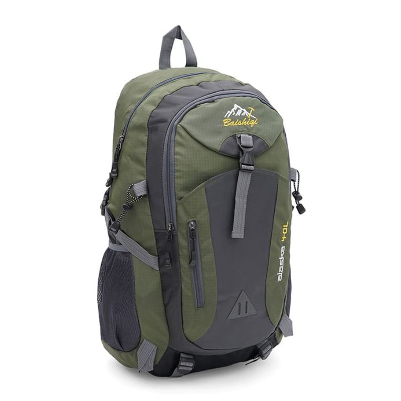 GENERAL - BOLSO MOCHILA PAR VIAJES 40 LITROS ULTRA RESISTENTE VERDE