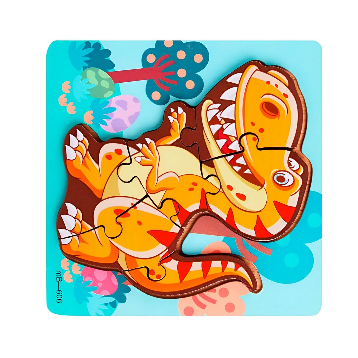 GENERICO - Rompecabeza Didactico Figura Animal Colores Aprendizaje