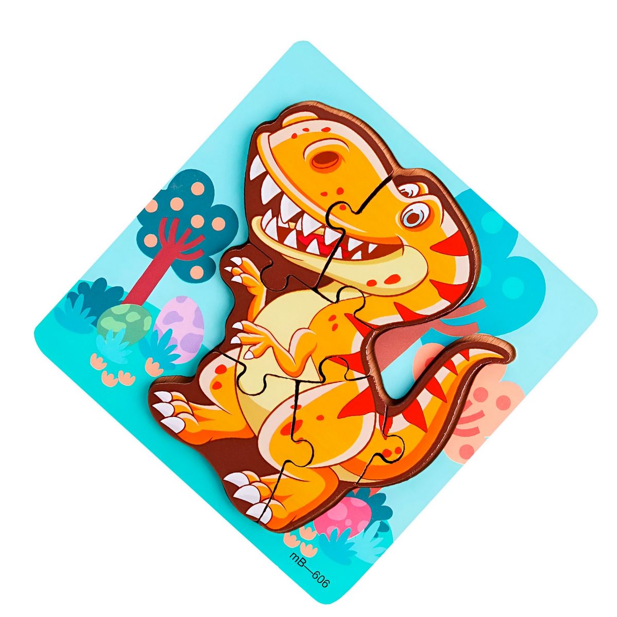 GENERICO - Rompecabeza Didactico Figura Animal Colores Aprendizaje