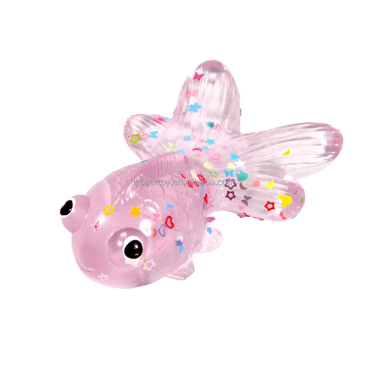 GENERICO - Squishy Juguete Anti Estrés Squishies Peces Multicolor X 4 U