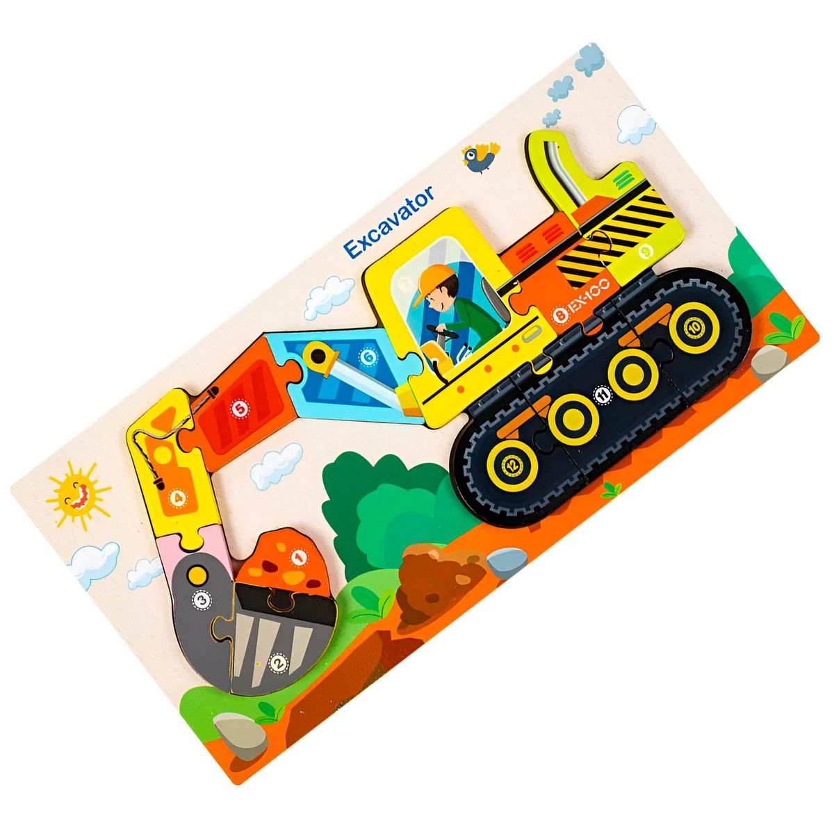 GENERICO - Rompecabeza Enumerado Didactico Tematico Aprendizaje Niños