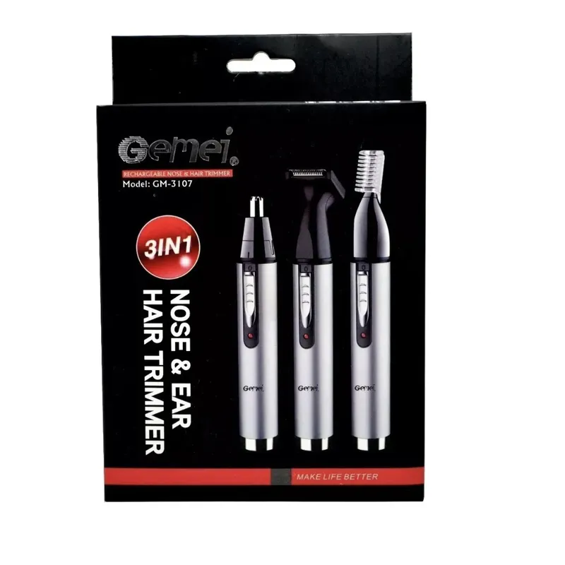 GEMEI - Depilador De Nariz-oido-patillera Recargable 3 En 1