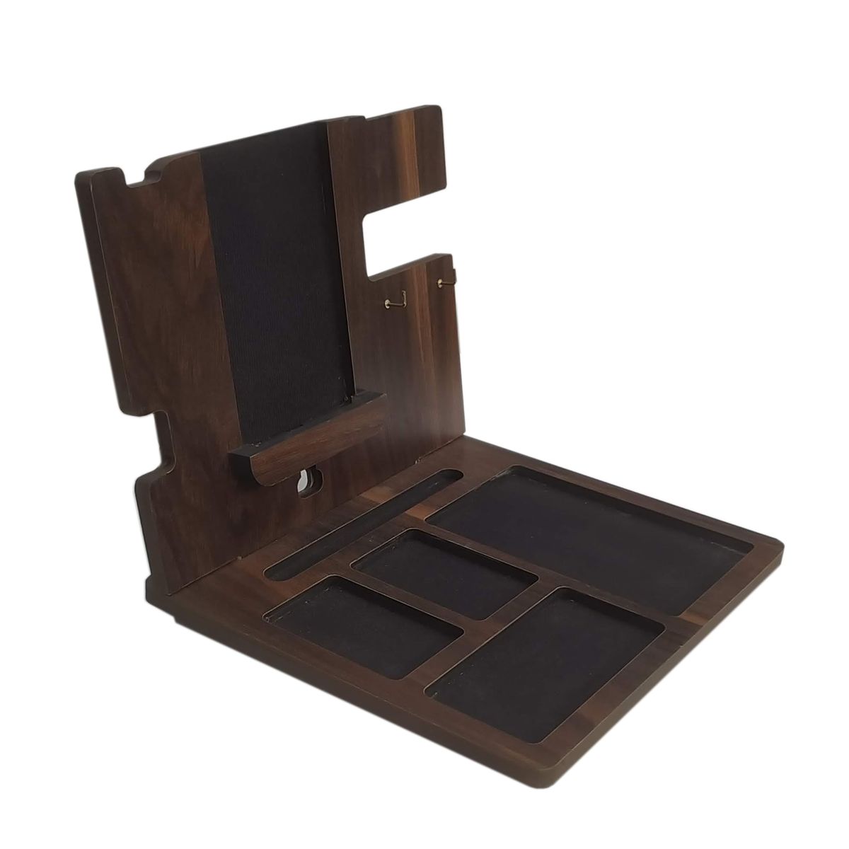 ADEQUAR - Soporte y Organizador DUAL  color CAOBA   REF: SOA-010