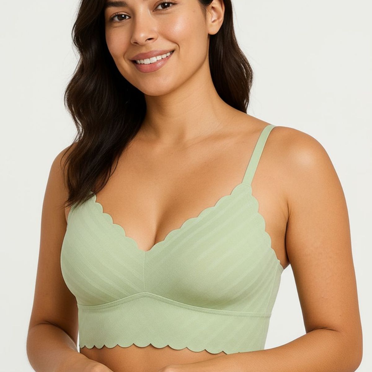 LILI PINK - Brasier tecnobra en microfibra con detalle inovador