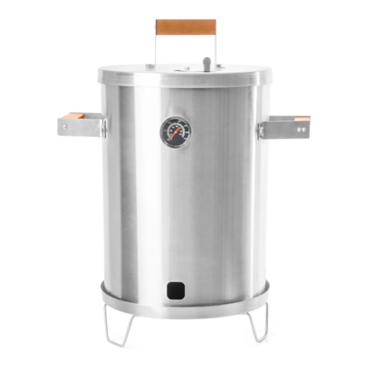 GENERICO - Asador de Barril Mini 8 Libras Acero inoxidable