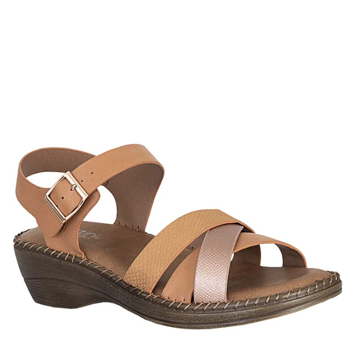 FRATTINI COMFORT - Sandalia de Mujer marca FRATTINI COMFORT en Color CAMEL   SAND3J7247
