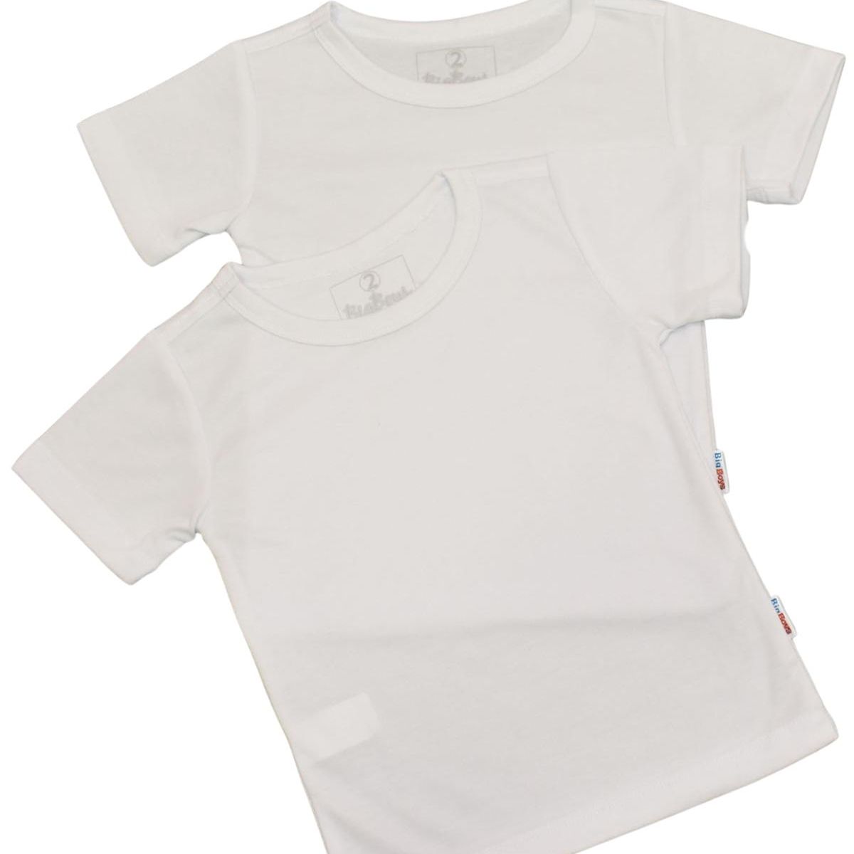 BIGBOYS - Camiseta Pack X2 Blanco Unisex