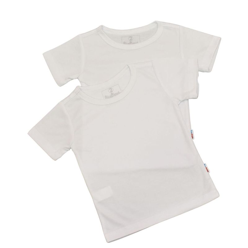 BIGBOYS - Camiseta Pack X2 Blanco Bebe Unisex