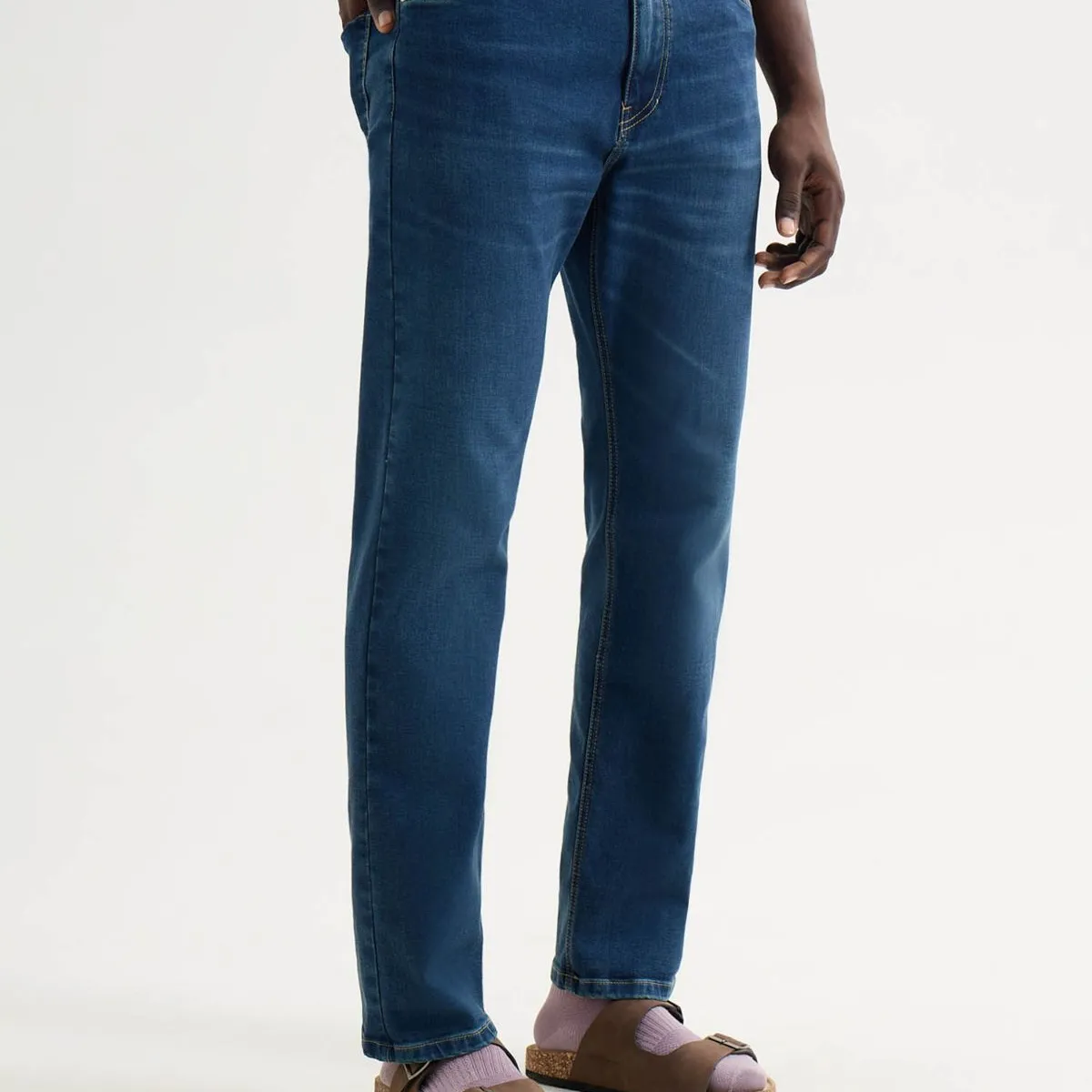 SEVEN SEVEN - Jeans Regular Tono Oscuro  Para Hombre Azul Seven Seven