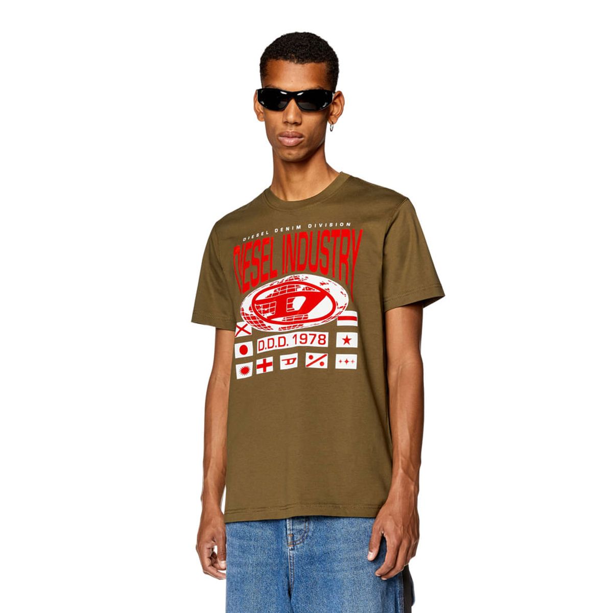 DIESEL - Camiseta Manga Corta Para Hombre T-Diegor-L8 Diesel