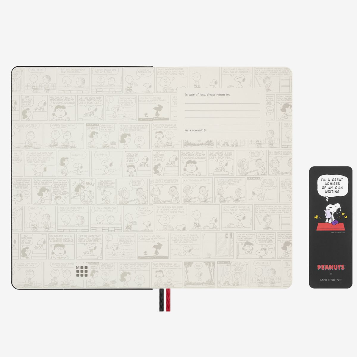 MOLESKINE - Cuaderno Gde Rayas Snoopy Hc
