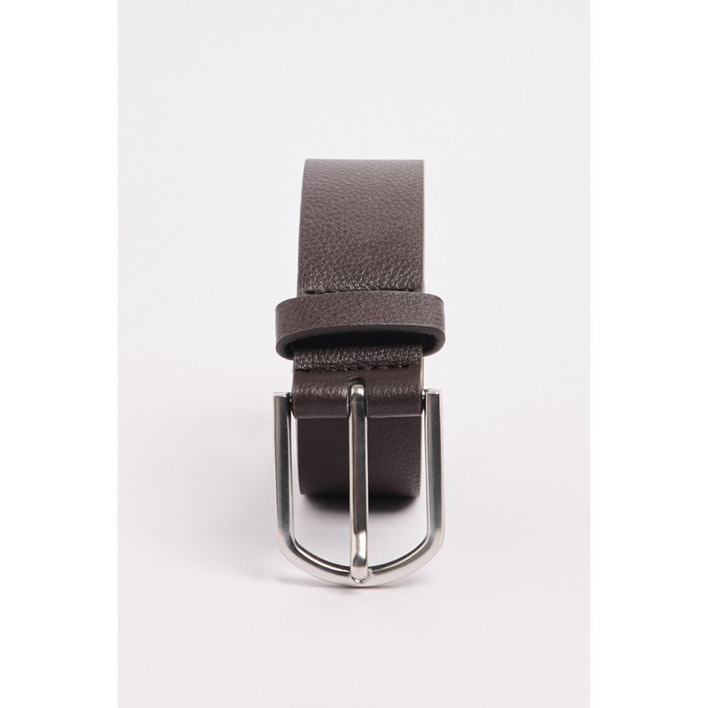 KOAJ - KOAJ Cinturón masculino, color Marrón con textura
