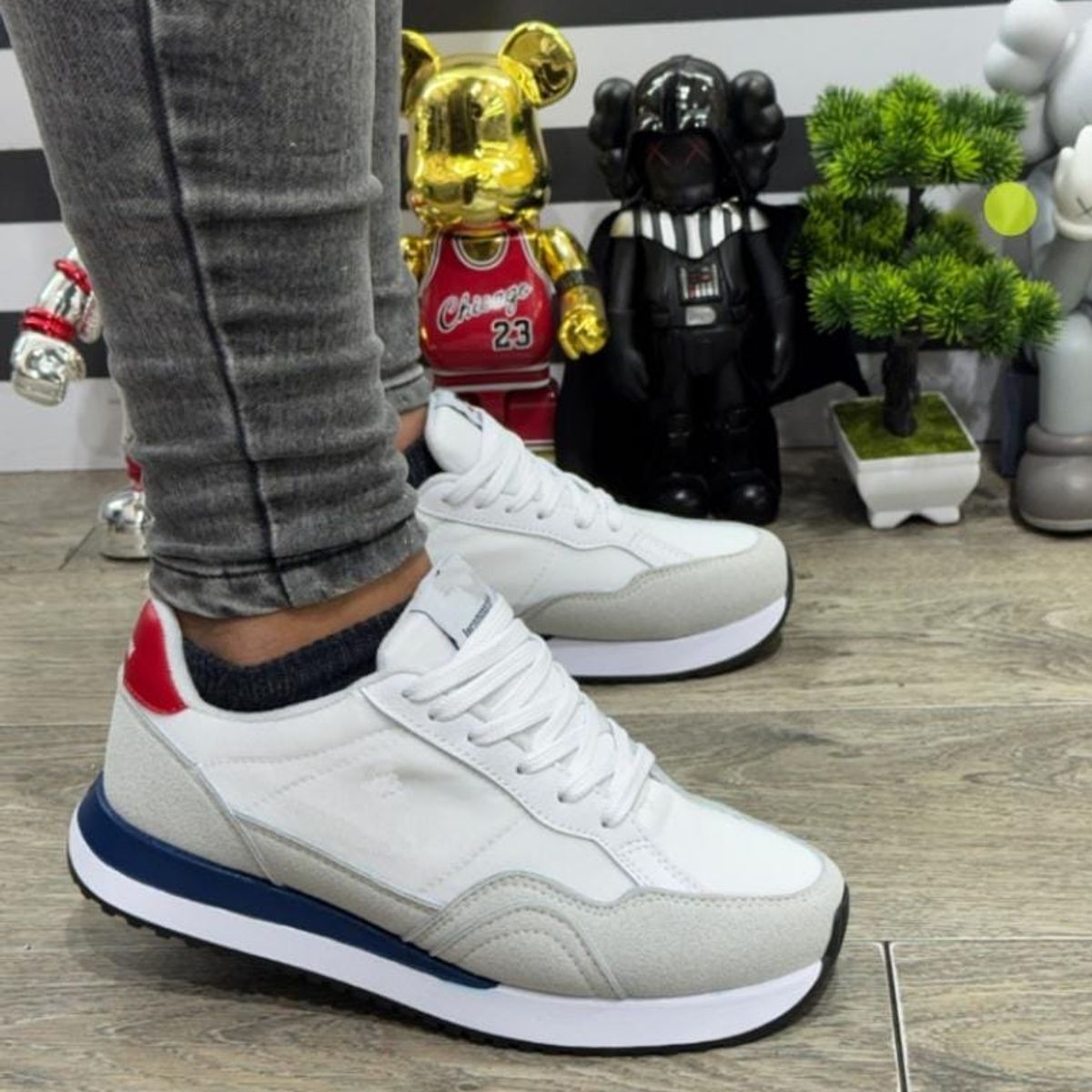 URBAN PLUS - TENIS PARA HOMBRE COLOR BLANCO