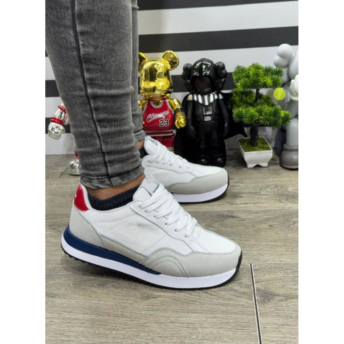 URBAN PLUS - TENIS PARA HOMBRE COLOR BLANCO