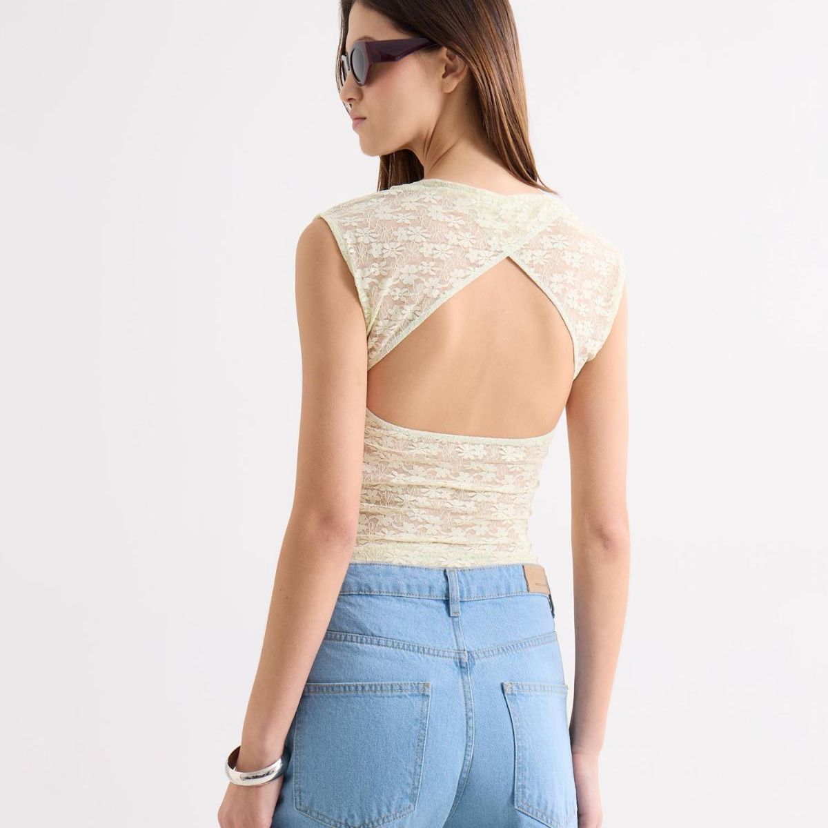 SEVEN SEVEN - Camiseta Para Mujer Manga Corta Cuello Redondo Color Beige Marca Seven Seven #28096445