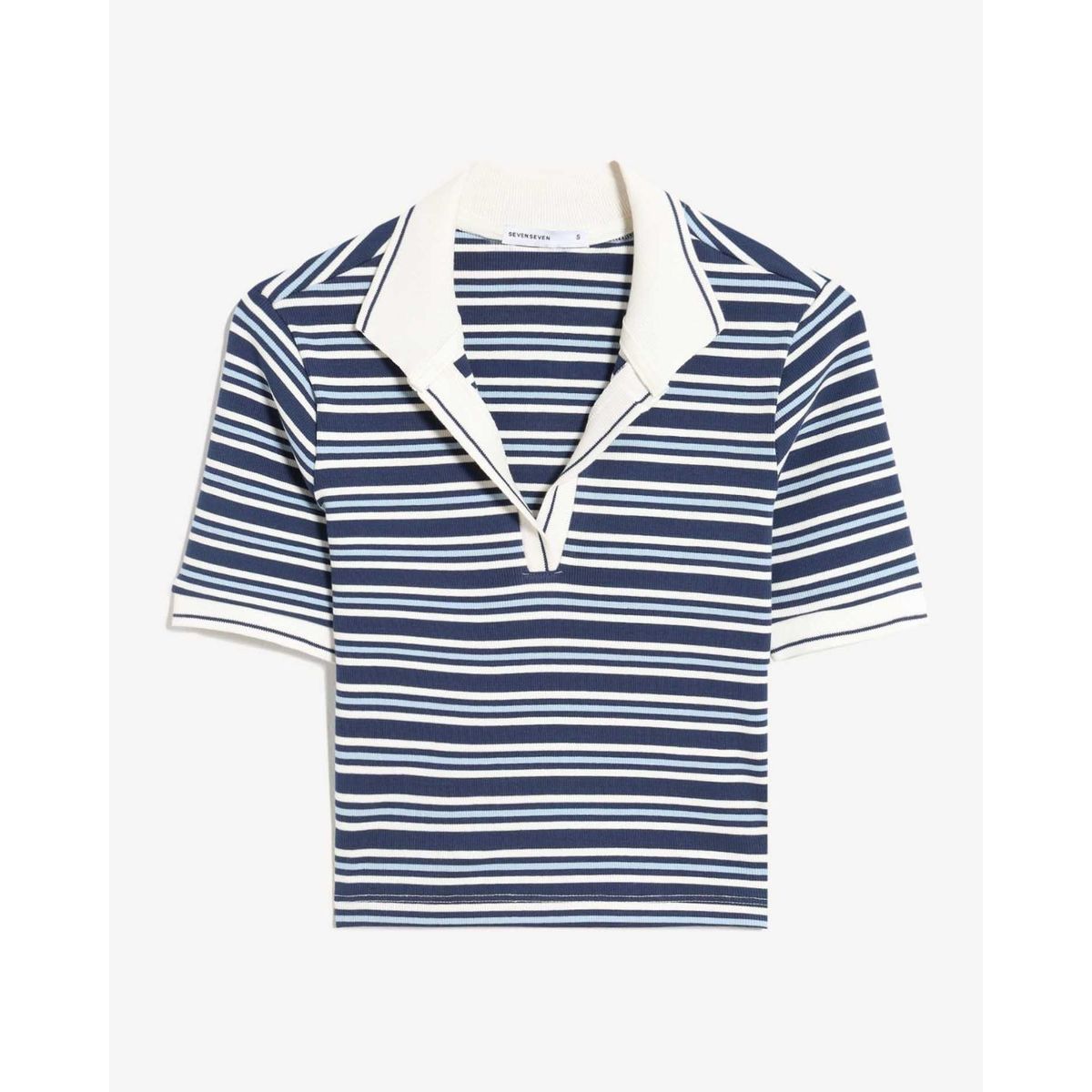 SEVEN SEVEN - Camiseta Para Mujer Manga Corta Moda Color Azul Marca Seven Seven #28096488