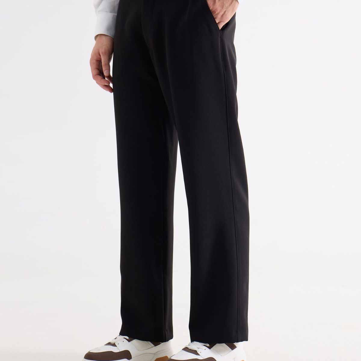 SEVEN SEVEN - Pantalón Straight Sastrero  Para Hombre Negro Seven Seven