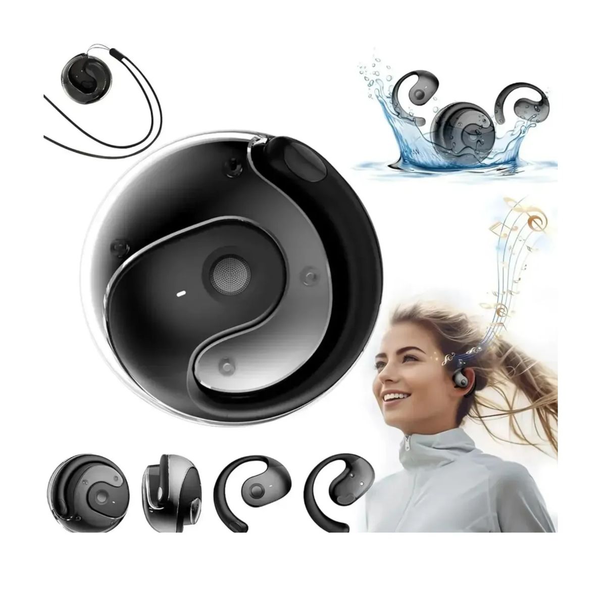 GENERICO - Audifonos De Traduccion Aereos Inalambricos Bt 5.4 Tipo Bola