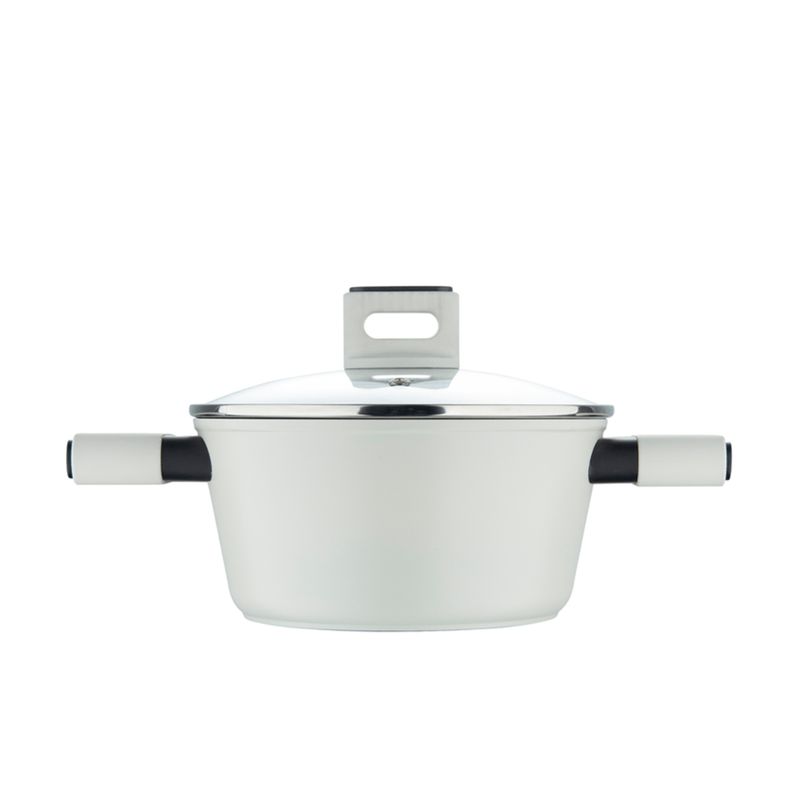 BERGNER - Olla con Tapa Aluminio Forjado Inducción Lines 28cm - Bergner