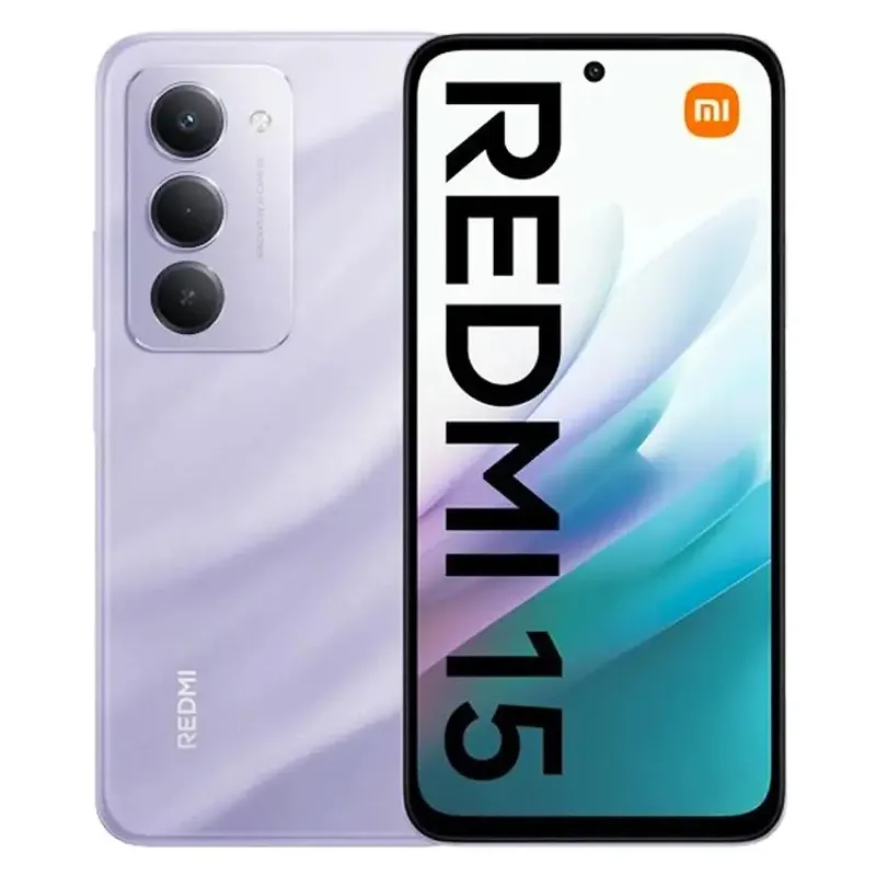 XIAOMI - Celular Xiaomi Redmi 15 128GB 6GB RAM Ampliable a 12GB Morado