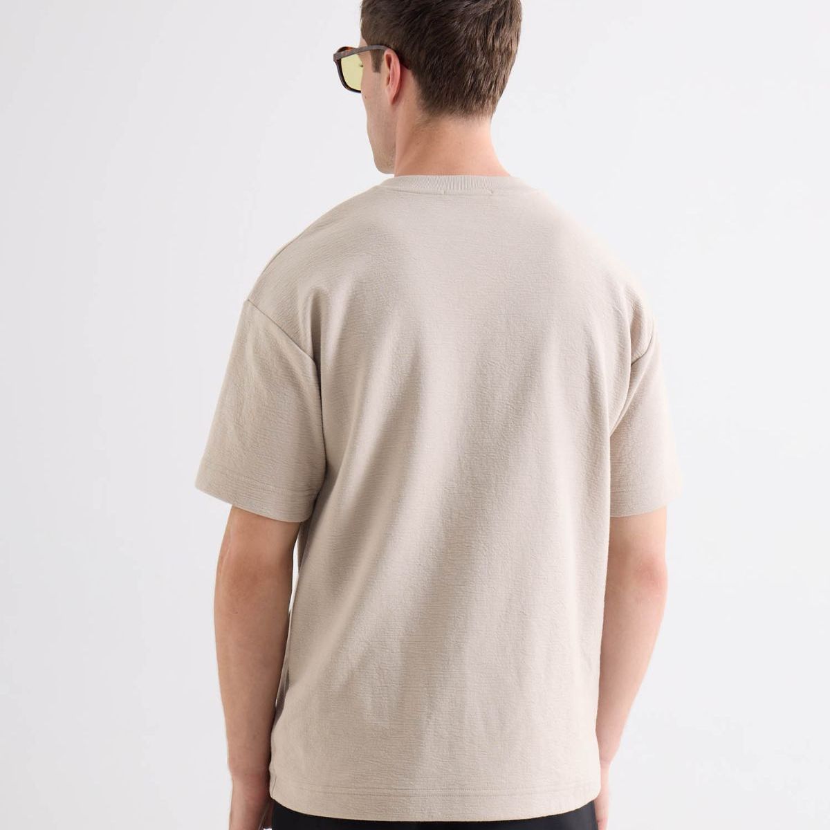 SEVEN SEVEN - Camiseta Para Hombre Manga Corta Cuello Redondo Color Crema Marca Seven Seven #45092789