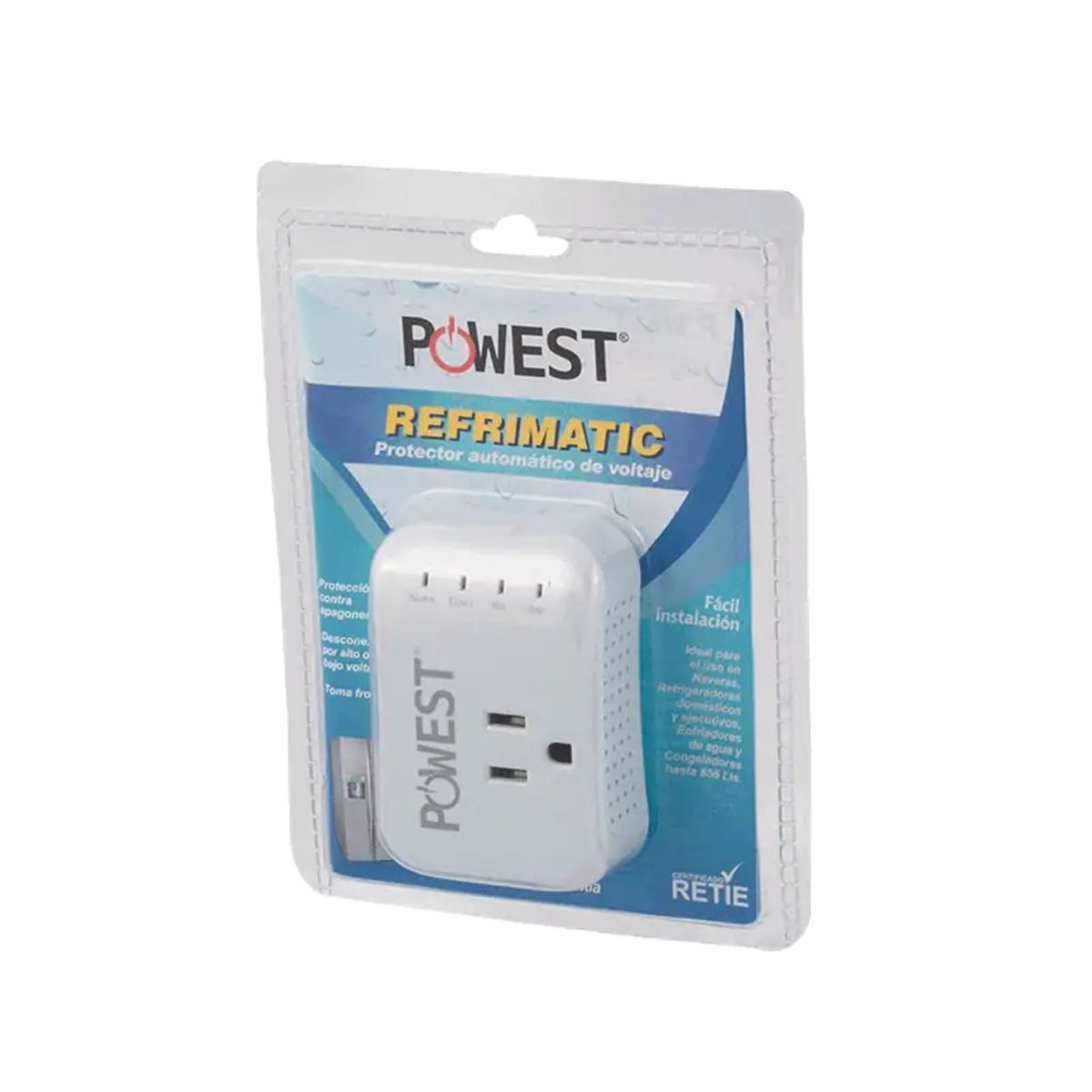 POWEST - Protector de Voltaje Powest 120V Refrimatic
