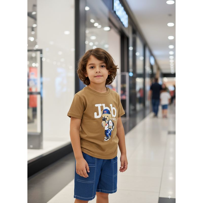 GENERICO - Conjunto Camiseta y Short para Niño Ropa Infantil Cómoda Moderna 2PCS