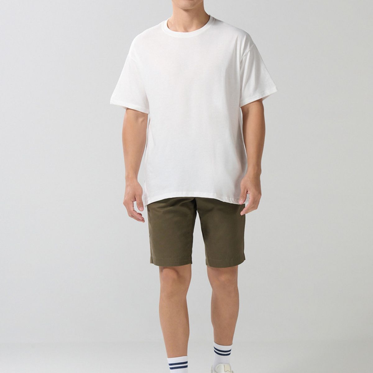 KOAJ - KOAJ Camiseta manga corta unicolor en algodón oversize Hombre