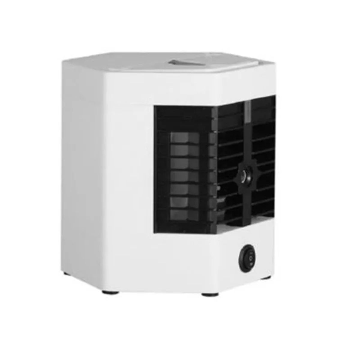 GENERICO - Mini Aire Acondicionado Portátil 4 en 1 – Enfría, Humidifica y Purifica Silenciosamente