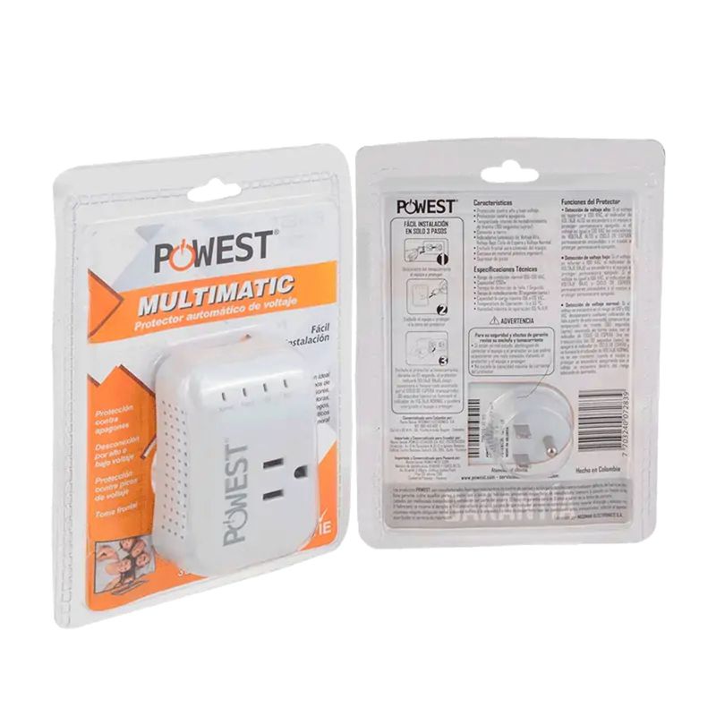 POWEST - Protector de Voltaje Powest 120V Multimatic