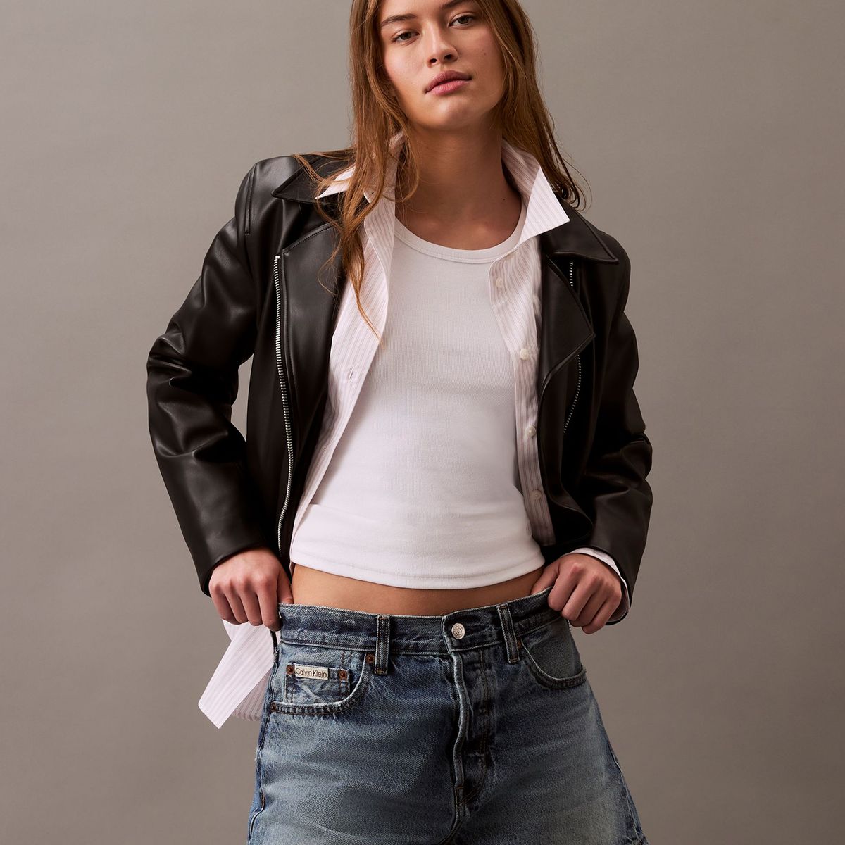 CALVIN KLEIN - Short de Jean 90's de Talle Medio Calvin Klein