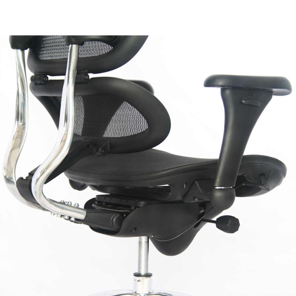 ZER - Silla de Oficina Presidencial  Ergohuman Premium con Perchero Negra