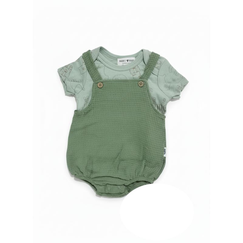 AMERICAN GENERICS - Conjunto Camiseta Overol para Bebé Ropa Cómoda y Tierna 0 a 9 meses