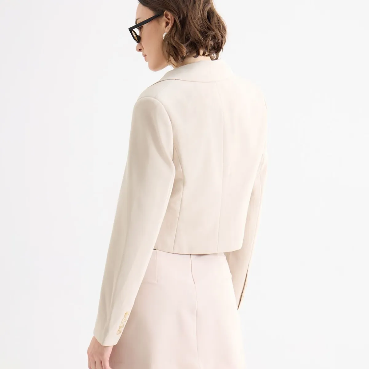 SEVEN SEVEN - Blazer Para Mujer  Color Crema Marca Seven Seven #28400057