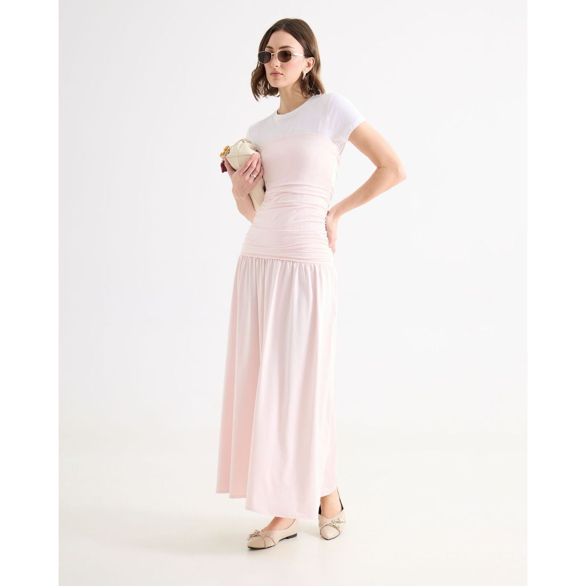 SEVEN SEVEN - Vestido Para Mujer M/Sisa Largo Color Rosado Marca Seven Seven #28171483